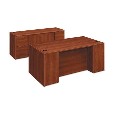 Hon HON, 10700 DOUBLE PEDESTAL DESK WITH FULL PEDESTALS, 72W X 36D X 29.5H, COGNAC 10799CO